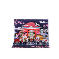 90° Japan City 3D Pop Up Card