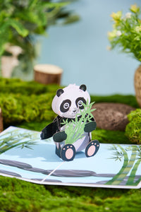 Panda 3D Pop Up Card