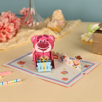 Strawberry Bear Greeting Card