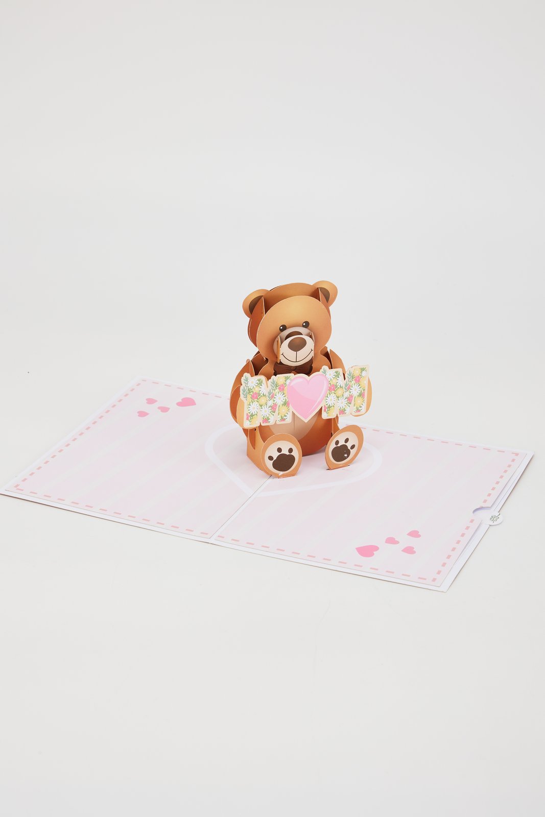 Mother's Day Love Bear 3D Pop Up Card