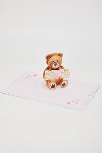 Mother's Day Love Bear 3D Pop Up Card