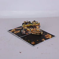 Congratulations Graduation 3D Pop Up Card