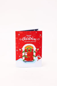 Christmas House 3D Pop Up Card