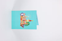 City Cityscape Greeting Card Moscow