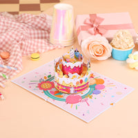 Cat Cake 3D Pop Up Card