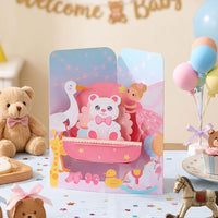 Baby Cradle 3D Pop Up Card