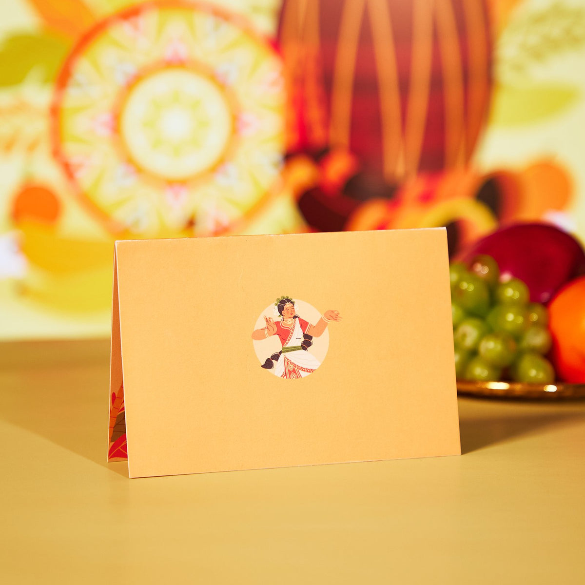 Assam Harvest Festival 90° 3D Pop Up Card