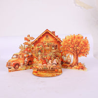 Autumn Mini Double Door Pop Up Card