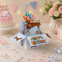 Dog Birthday Box Card
