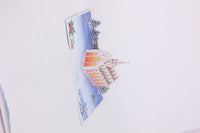 Snowy Night Church Flip Pop Up Card