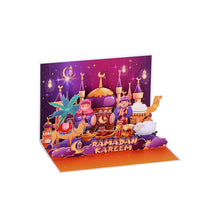Purple Ramadan 90° 3D Pop Up Card