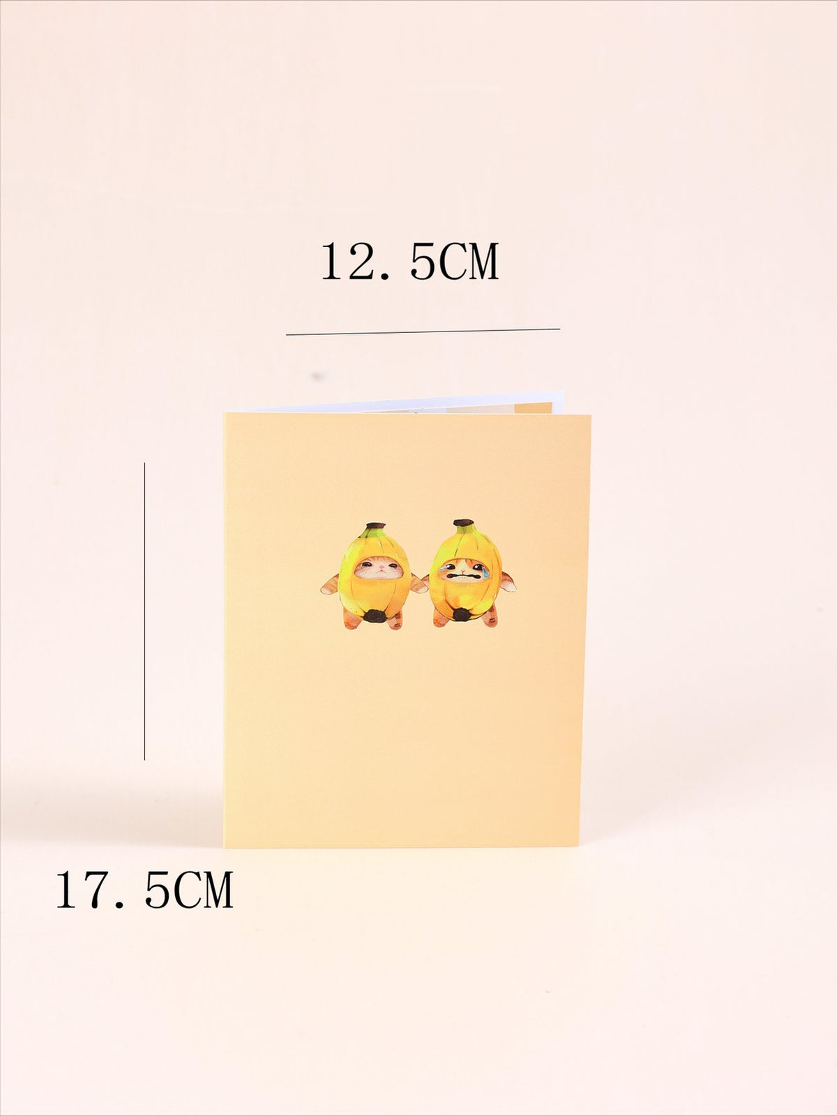 Banana Cat Greeting Card