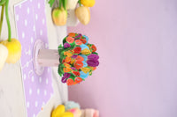 Berry Floral Branch Flip Pop Up Card