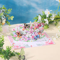 Pink Lily 3D Pop Up Card