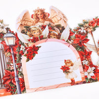 Christmas Floral Door 3D Pop Up Card