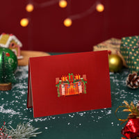 Christmas Fireplace Greeting Card