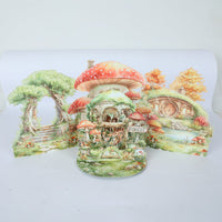 Light Green Forest Double Door Card