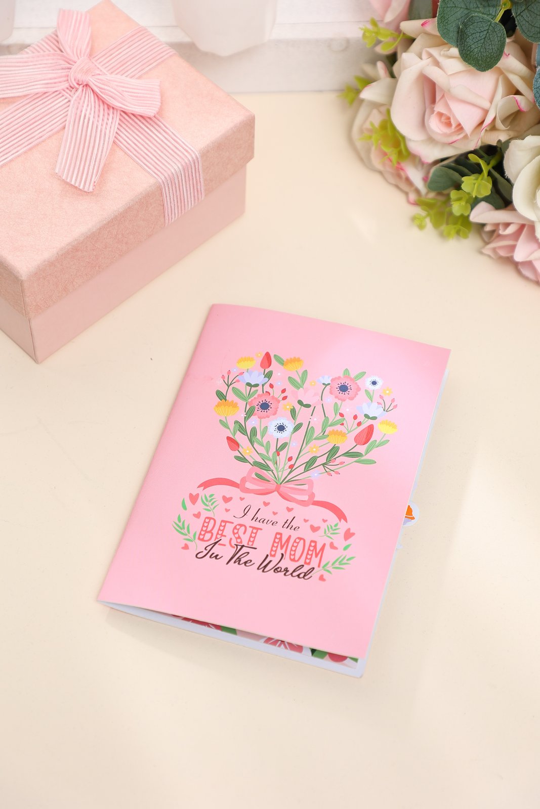 Mother's Day Letter Flower Pop Up Card
