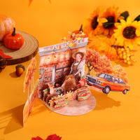 Autumn Garden 3D Pop Up Card