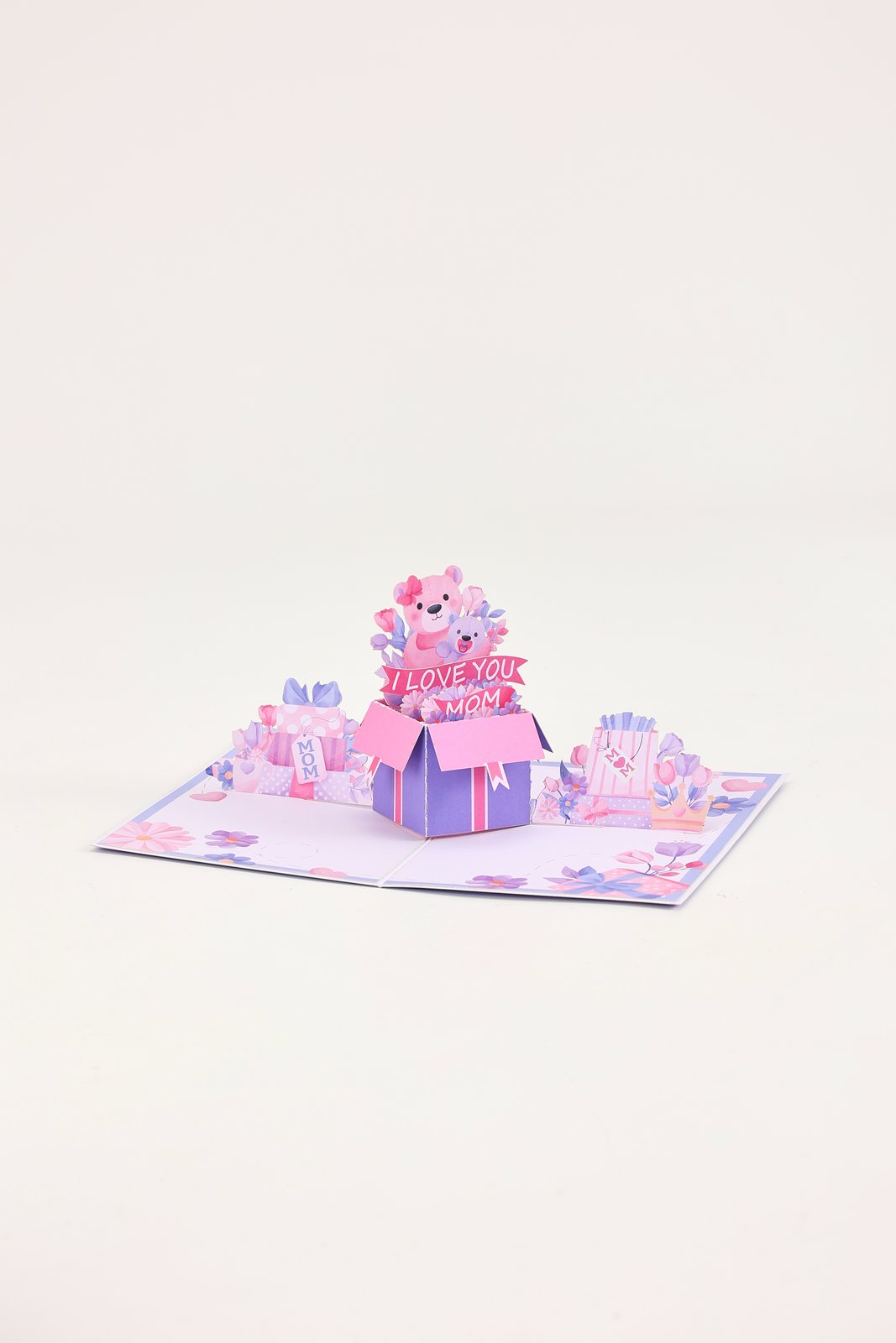 Mother's Day Bear 3D Pop Up Card