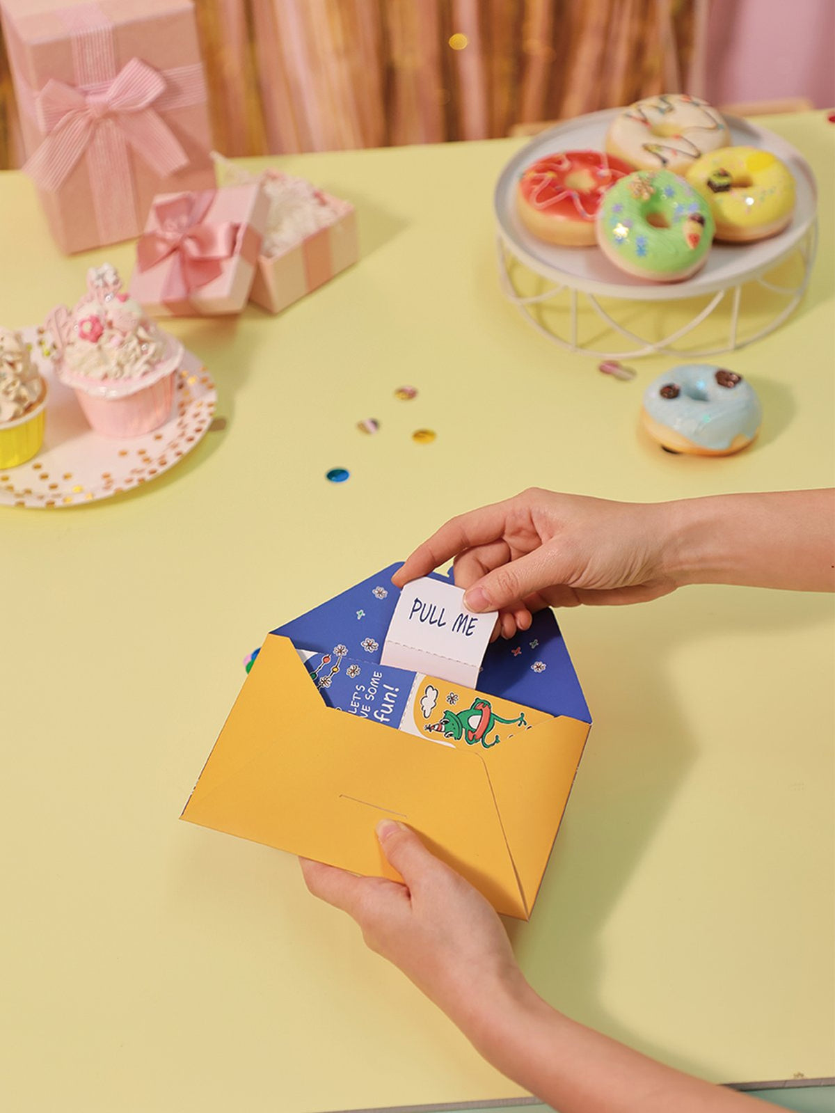 Frog Birthday Surprise Pop Up Greeting Card