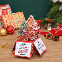 Christmas Party Flower Box Card