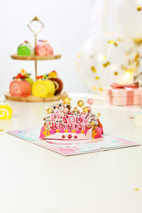 Kitten Party Birthday Greeting Card