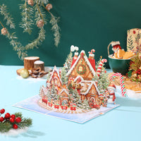 Gingerbread House 3D Pop Up Card