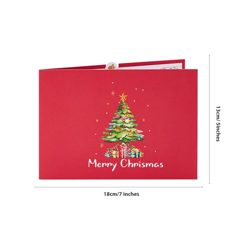 Christmas Tree 3D Pop Up Card
