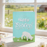 Easter Lamb Flip Pop Up Card