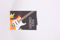 Rock Music Guitar Flip Pop Up Card