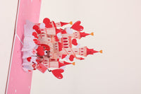 Valentine's Day Castle Greeting Card