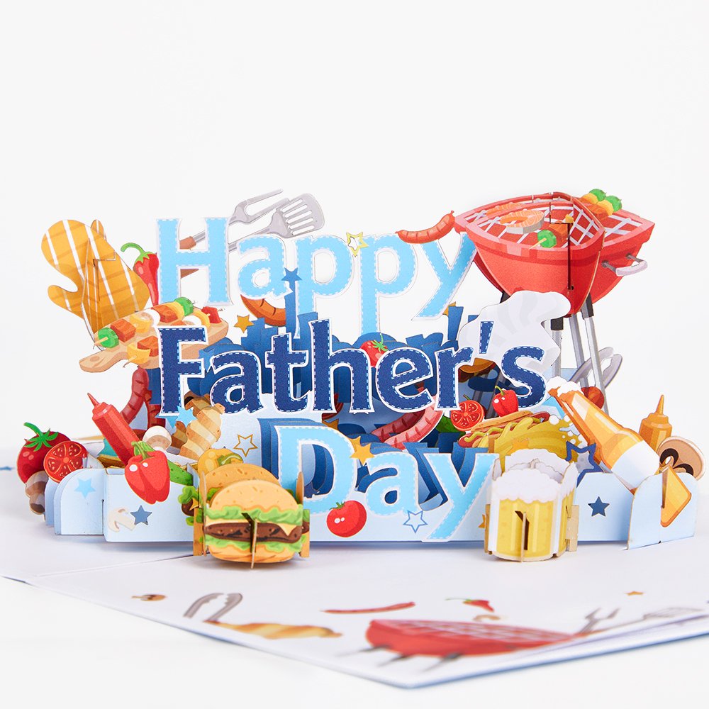 Happy Father's Day Pop-Up Card （Cooking）