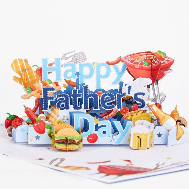 Happy Father's Day Pop-Up Card （Cooking）