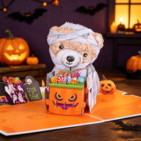 Halloween Bear 3D Pop Up Card