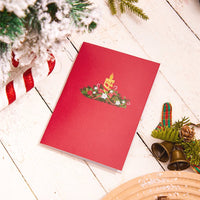 Christmas Candle 3D Pop Up Card