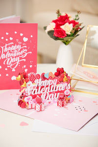Valentine's Day Happy Music 3D Pop Up Card