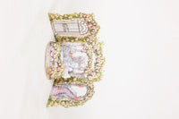 Yellow Green Spring Garden Double Door 3D Pop Up Card