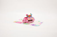 Birthday Ice Cream Food Truck 3D Pop Up Card For Her