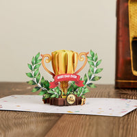 Father's Day Trophy 3D Pop Up Card
