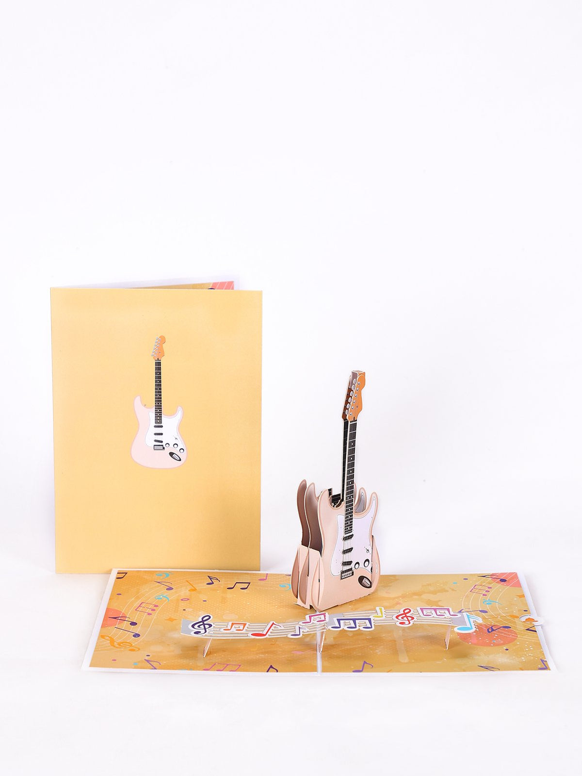 Electric Guitar Flip Pop Up Card