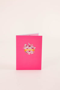 Valentine's Day Love You Rose Bear 3D Pop Up Card