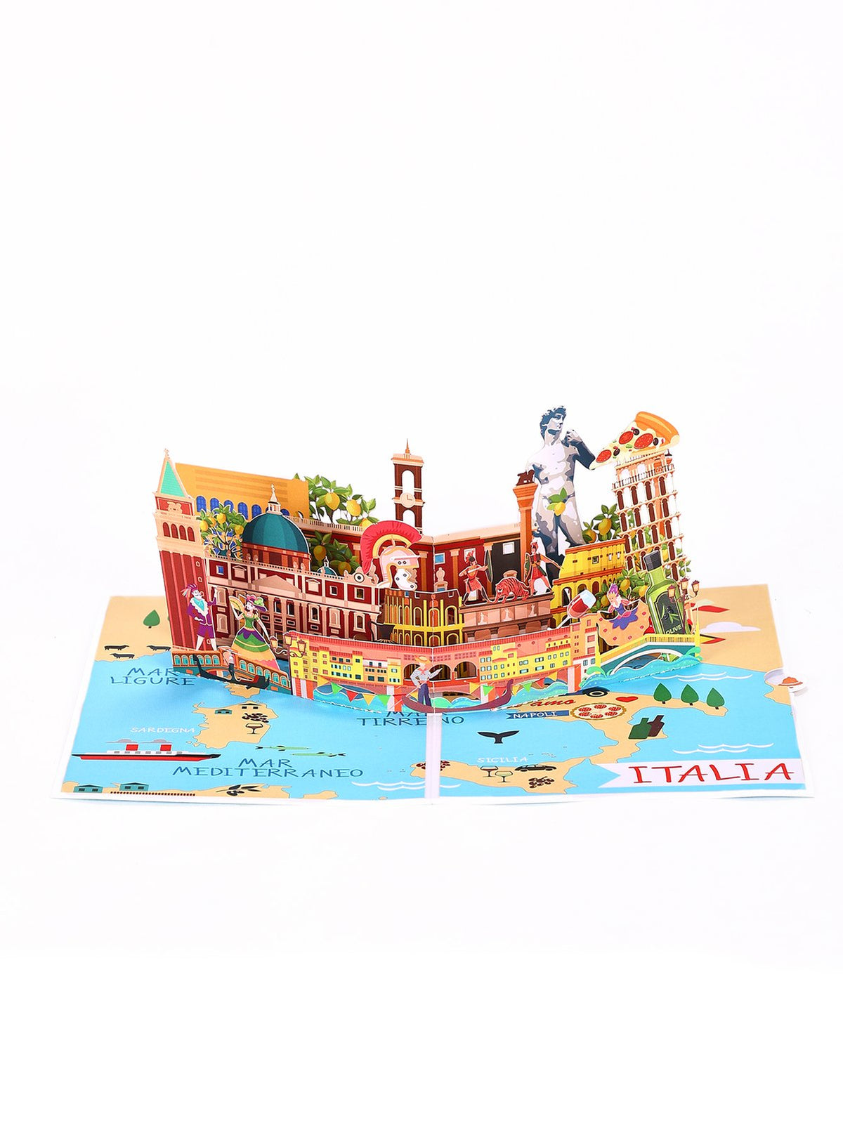 City Cityscape Greeting Card Italy