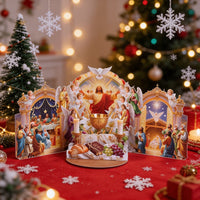 Nativity Double Door Card