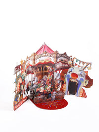 Circus Elephant 3D Pop Up Card
