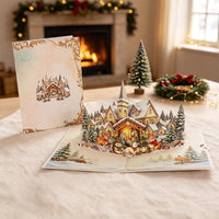 Nativity House Greeting Card