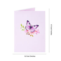 Butterfly Flower Cluster Greeting Card