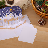 Nativity Silhouette Greeting Card