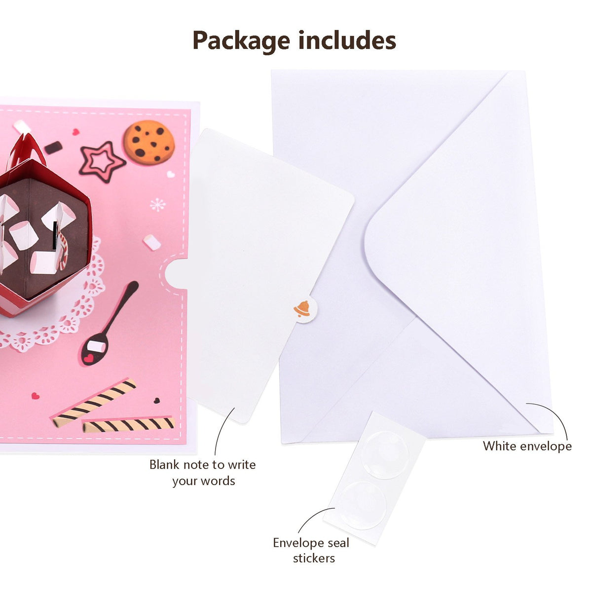 Hot Cocoa Heart Greeting Card