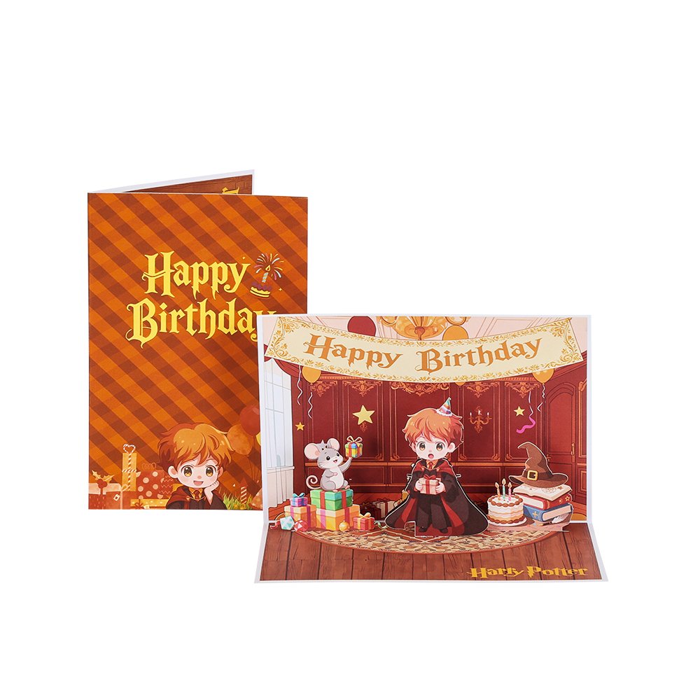 Magic Boy Birthday 3D Pop Up Card